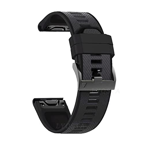 ANZOAT 26/22 mm Uhrenarmband für Garmin Fenix 6 6S 6X Pro 5 5X Plus 3HR 935 Silikonband Schnellverschluss Uhr Easyfit Handgelenkbänder, 22mm Fenix 5 5Plus, Achat von ANZOAT