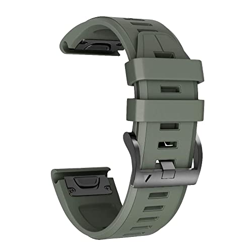 ANZOAT 26/22 mm Uhrenarmband für Garmin Fenix 6 6S 6X Pro 5 5X Plus 3HR 935 Silikonband Schnellverschluss Uhr Easyfit Handgelenkbänder, 22mm Fenix 5 5Plus, Achat von ANZOAT