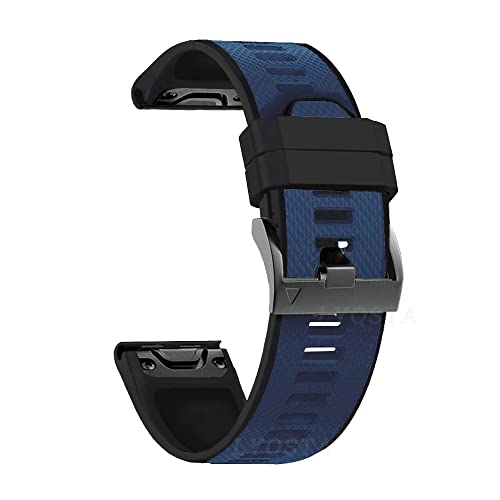 ANZOAT 26/22 mm Uhrenarmband für Garmin Fenix 6 6S 6X Pro 5 5X Plus 3HR 935 Silikonband Schnellverschluss Uhr Easyfit Handgelenkbänder, Other 26mm width, Achat von ANZOAT