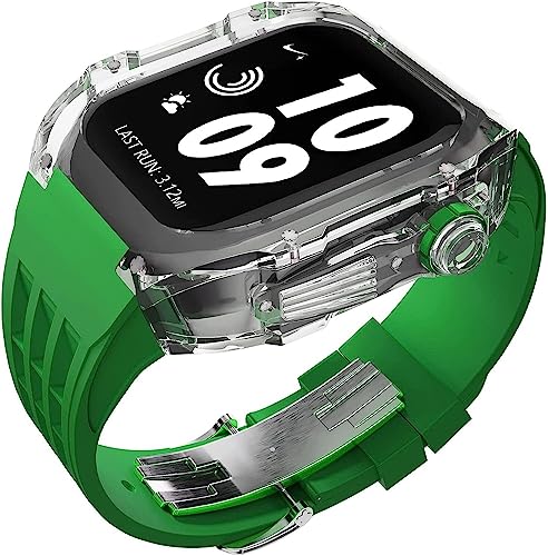 ANZOAT Gummi Armband Transparent Transparent für Apple Watch 8 7 6 5 4 SE 44mm 45mm Ultra 49mm Hart PC Ersatz Uhrenarmband Herren Damen 45MM Achat, 45MM, Achat ANZOAT Gummi Armband Transparent Transparent für Apple Watch 8 7 6 5 4 SE 44mm 45mm Ultra 49mm Hart PC Ersatz Uhrenarmband Herren Damen 45MM Achat, 45MM, Achat von ANZOAT