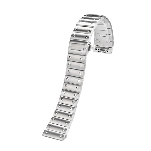 ANZOAT Massives 316L-Edelstahlarmband, angepasst für Cartier Santos Uhrenarmband Santos100 Santos mit Schmetterlingsschnalle, 21 mm, 21 mm, Achat von ANZOAT