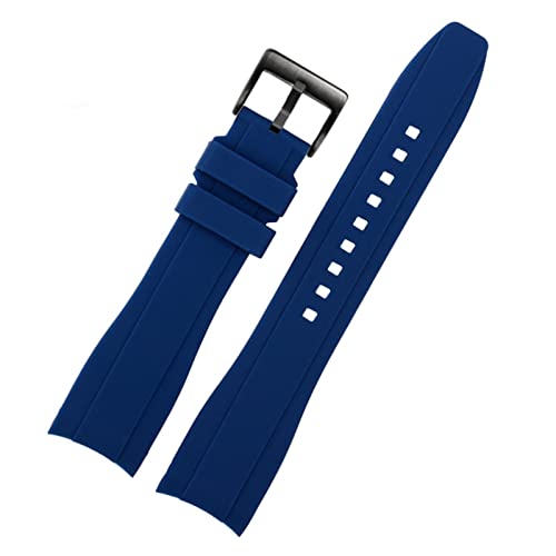 ANZOAT Silikon-Uhrenarmband für Rolex Longine Citizen BN0193, gebogene Schnittstelle, 19 mm, 20 mm, 22 mm, weiches 21-Mann-Armband, Zubehör, 19 mm, Achat von ANZOAT