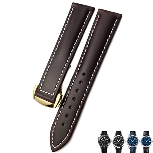 ANZOAT Uhrenarmband aus Rindsleder, für Omega Seamaster 300 Speedmaster, 18 mm, 19 mm, 20 mm, 19 mm, Achat ANZOAT Uhrenarmband aus Rindsleder, für Omega Seamaster 300 Speedmaster, 18 mm, 19 mm, 20 mm, 19 mm, Achat von ANZOAT