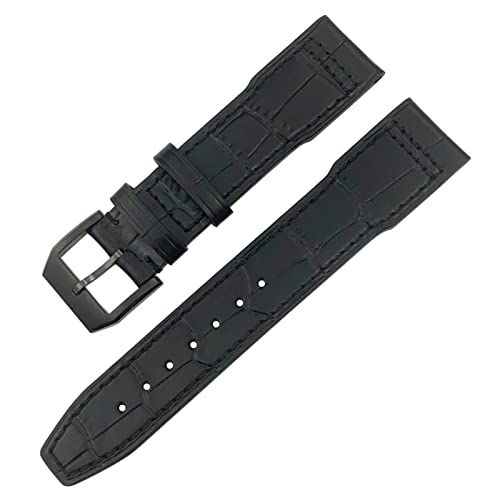 ANZOAT Uhrenarmband für IWC IW3777 IW3270 Mark 18 Big Pilot's Watch Armband aus weichem Rindsleder, 20 mm, 21 mm, 22 mm, Lederarmband, 21 mm, Achat von ANZOAT