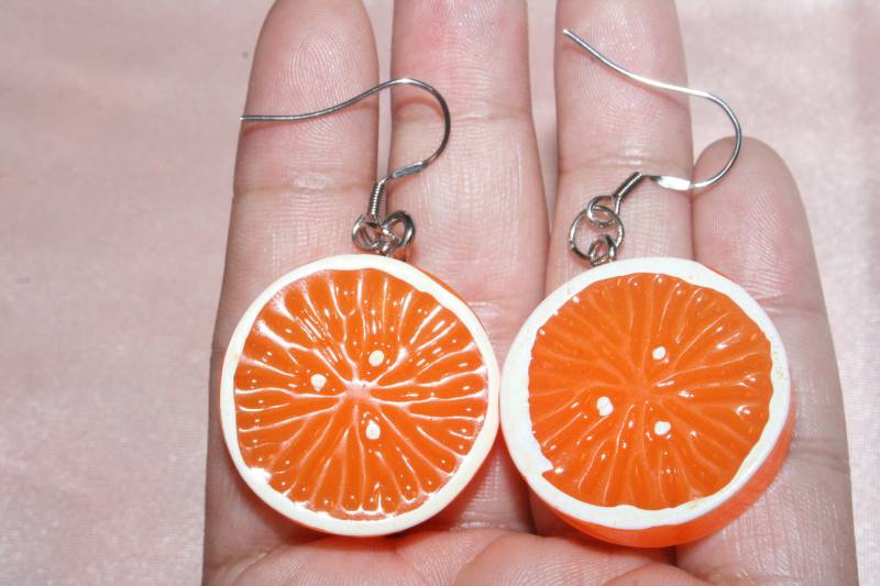 Orange Ohrringe Fruit, Orange Schmuck, Orange Ohrringe, Orange Frucht Ohrringe Billig Orange Ohrringe Fruit, Orange Schmuck, Orange Ohrringe, Orange Frucht Ohrringe Billig von ANewDayVintage