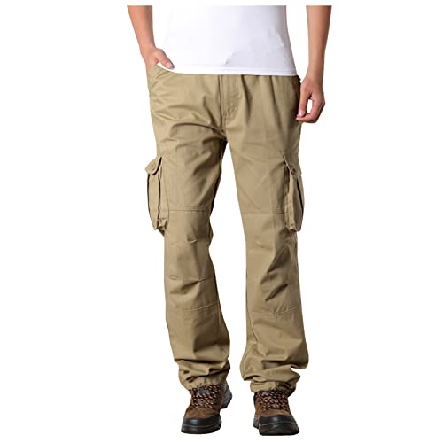 AOCRD Lässige Taktische Hose für Herren, Outdoor-Militär-Cargohose, mehrere Taschen, Kampfarbeitshose, Trainingsanzug, Jogginghose von AOCRD