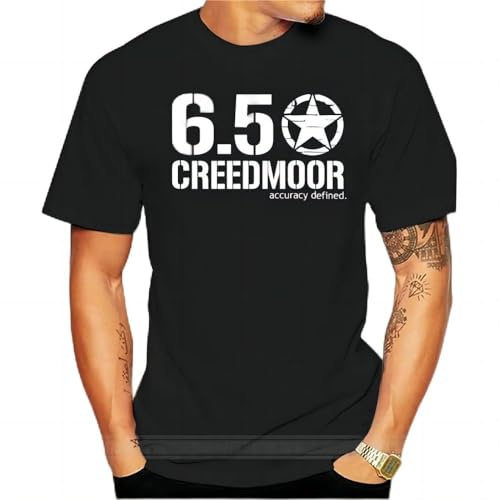 AODBEJP 6-5-Creedmoor-T-Shirt-Long-Range-Rifle-Shooting-Hunting-Target-NRA-Gun-Lover-2A-fashion von AODBEJP