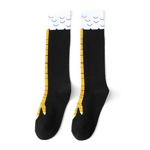 AOEVUIR 1 Pcs Chicken Leg Socks Erwachsene Witzige Socken Fun Hühner Legs Sock Kostüm Damen Hühnersocken Geschenke Vogel Paw Hühnerbein Stocking von AOEVUIR