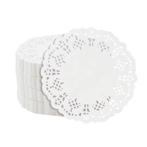 AOEVUIR 100 pcs Runde Spitze Papier gemischte Farbe Spitze Kuchen PapierSpitze Kuchen Papier für Papier Lily Untersetzer Papier Geschirr Dekoration AOEVUIR 100 pcs Runde Spitze Papier gemischte Farbe Spitze Kuchen PapierSpitze Kuchen Papier für Papier Lily Untersetzer Papier Geschirr Dekoration von AOEVUIR