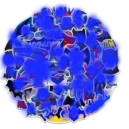 AOEVUIR 45 Pcs Aufkleber - Comics Qualität Vinyl Stickers - Nicht Vulgär - Bomb, Super helden, Super held, Mar Anpassung, Scrapbooking von AOEVUIR