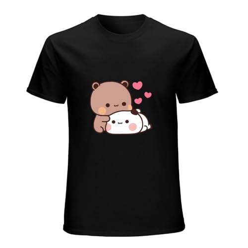 GAHO Bubu dudu Cotton Size t Shirt Funny Men Top Graphic Manga Clothes Black L von AOJIEXIAO