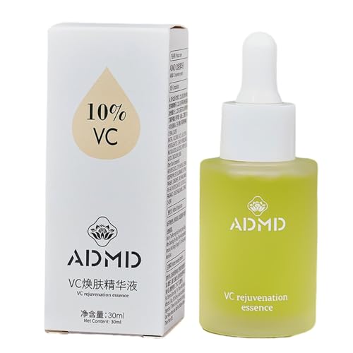 Ätherisches Gesichtsöl,30 ml feuchtigkeitsspendende Gesichtshautessenz für Frauen - Hautfreundliche Face Glow Boost Essenz mit hautaufhellendem ätherischem Vitamin C-Öl für Frauen und Mädchen Aokley von AOKLEY