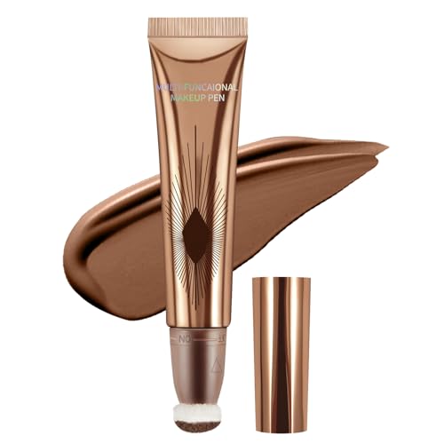 Highlighter-Make-up-Stick, Liquid Foundation Wand Contour Stick, Körper-Gesichtskontur-Make-up für Mädchen, seidiger Creme-Gesichts-Make-up-Stick für die Körper-Gesichtskonturierung Aokley von AOKLEY