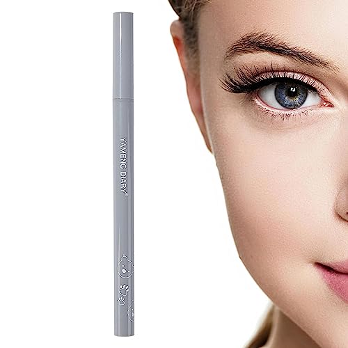 Wimpernstift | Wasserfester Eyeliner mit doppelter Spitze für einen natürlichen Look | Women Makeup Essentials Wimpernstift für Zuhause, Büro, Reisen, Dating, Versammlungen, Bühnenauftritt Aokley von AOKLEY