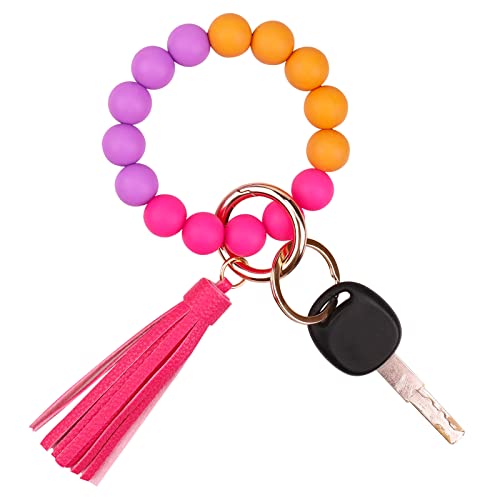 AOKSUNOVA Schlüsselanhänger Damen Quasten Perlen Schlüsselarmband Autoschlüsselanhänger Frau von AOKSUNOVA