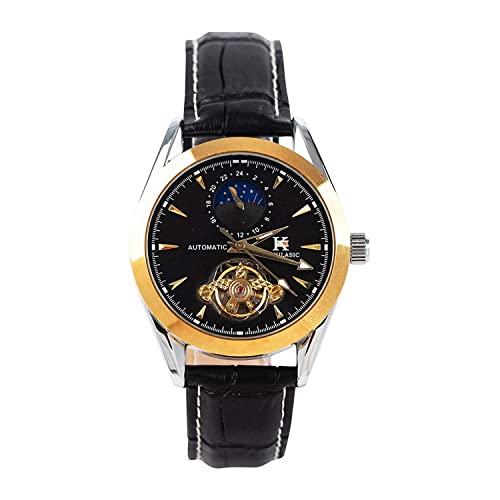 Aokulasic Fashion Casual Trend Herren Lederband Automatik Mechanische Uhr Legierung Mechanische Uhr Aokulasic Fashion Casual Trend Herren Lederband Automatik Mechanische Uhr Legierung Mechanische Uhr von AOKULASIC