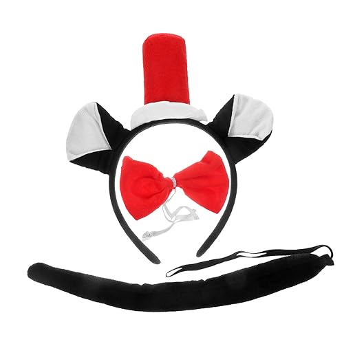 Katzenohren Fliege Stirnband Set Cosplay Kostüm Requisiten Für Halloween von AOKWAWALIY