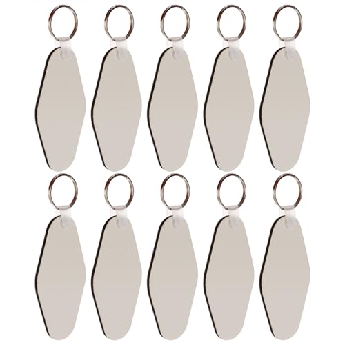 AOKWAWALIY 10sätze Schlüsselanhänger Für DIY Sublimation Blanko Schlüsselanhänger Zur Wärmeübertragung Für Personalisierte Designs Und Kreative Bastelprojekte von AOKWAWALIY