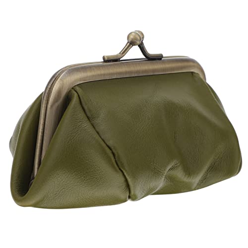 AOKWAWALIY 1Stk Retro Geldbörse Abendtaschen für Damen Damenhandtasche Kleingeldbörse für Damen Mini-Tasche kreditkartenhalter Credit Card Holder Portemonnaie Vintage-Geldbörse Pu Green von AOKWAWALIY