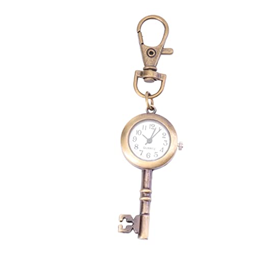 AOKWAWALIY Retro Taschenuhr Im Schlüssel-Design Antike Messinguhr Mit Schlüsselanhänger Kreative Kleidung Dekoration Für Frauen Und Männer Praktische Pocket Watch Für Besondere Anlässe von AOKWAWALIY