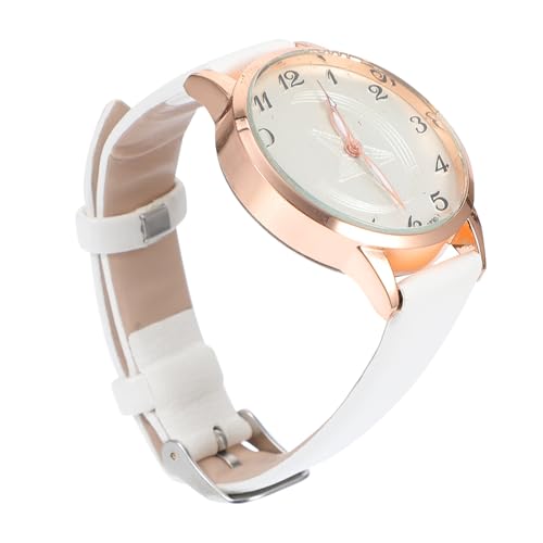 AOKWAWALIY Business-Armbanduhr Aus Leder – Stilvolles Sternendesign Perfektes Für Frauen Modisch Und Bequem von AOKWAWALIY