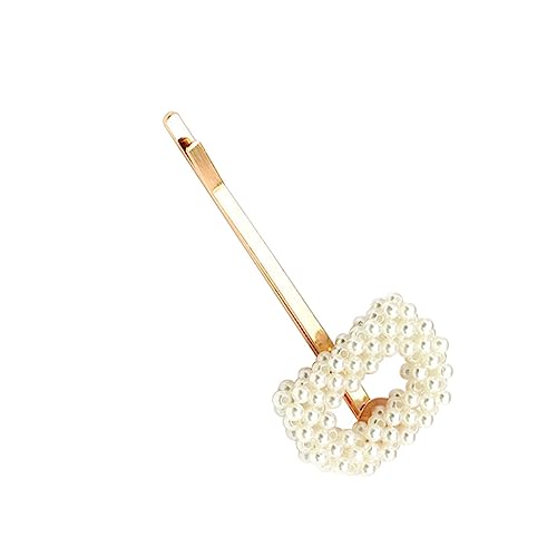 Elegante Buchstaben-haarnadel Von Design Damen Clip Haarnadel Modische Seitliche Haarspange mit Perlen von AOKWAWALIY