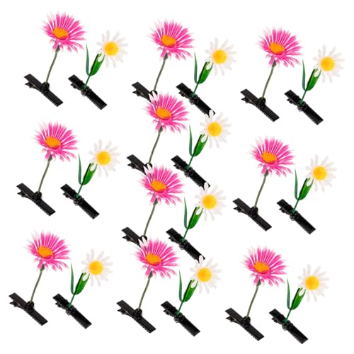 Blumen-haarnadel Für Jungen Und Mädchen 20 Stück Mini-pflanzen-haarspangen Süßes Haar-accessoire Für Mädchen Party Cosplay von AOKWAWALIY