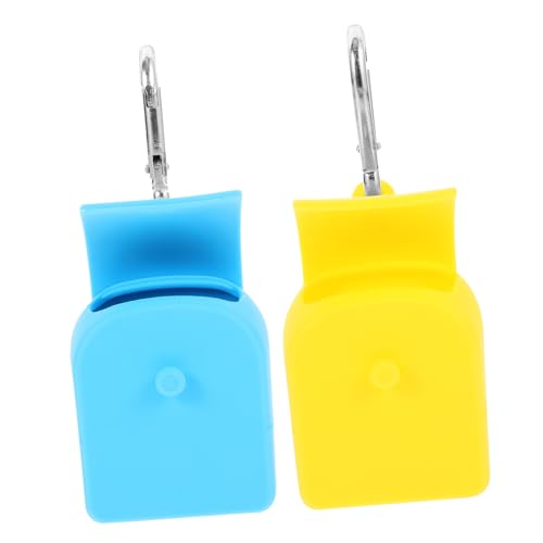 AOKWAWALIY 2stücke Silikon Münztasche Schlüsselanhänger Tragbare Aufbewahrung Für Schlüssel Kopfhörer Und Kleine Gegenstände Für Reisen Und Alltag Gelb Blau von AOKWAWALIY