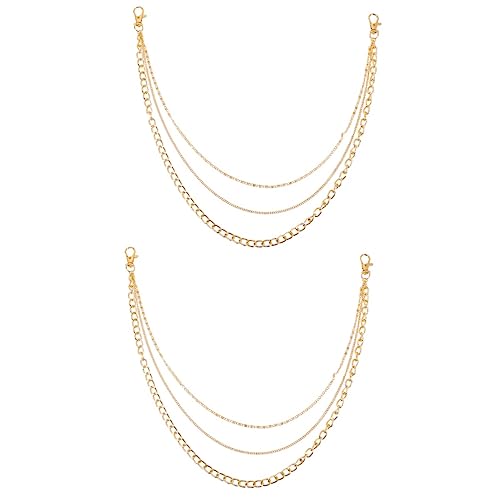 4stücke Unisex Metall Hosenketten Im Punk-stil Dekorative Jeanskette Für Männer Und Frauen Strapazierfähig Und Modisch von AOKWAWALIY