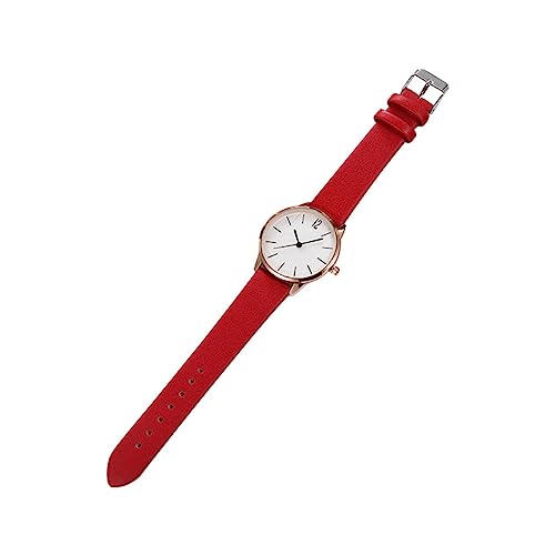 AOKWAWALIY Anschauen Achte Auf Mädchen Digitale Uhren Damenuhren Krankenschwester Uhr Mädchen Uhren Mädchenuhren Minimalistische Damenuhr Damenarmbanduhr Betrachten Rostfreier Stahl Rot von AOKWAWALIY