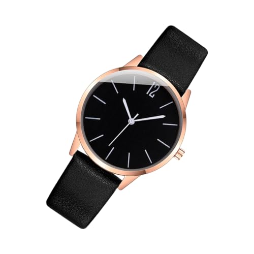 AOKWAWALIY Anschauen edelstahlschale damenarmbanduhren Edelstahluhr Silvester gastgeschenk Studentenuhr Digitaluhr für Frauen Uhr für mädchen Damenuhr Frauen quarzuhr Damenmodeuhr Glas Black von AOKWAWALIY