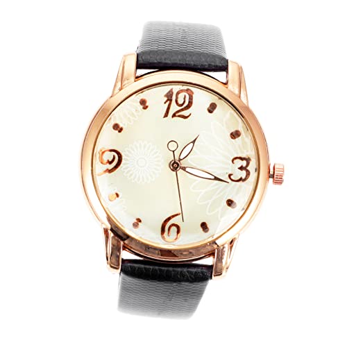 AOKWAWALIY Damenuhr mit Schlangenmuster Lederarmband Minimalistische Armbanduhr für Frauen Analoge Uhr für Alltag und Besondere Anlässe von AOKWAWALIY