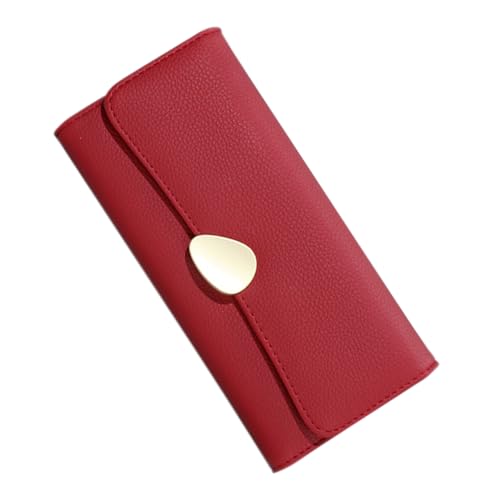 AOKWAWALIY Dreifach Faltbare Damenbrieftasche Kreditkartenetui Für Damen Aufbewahrungsgeldbörse Pu-geldbörse Multifunktionale Damenhandtasche von AOKWAWALIY