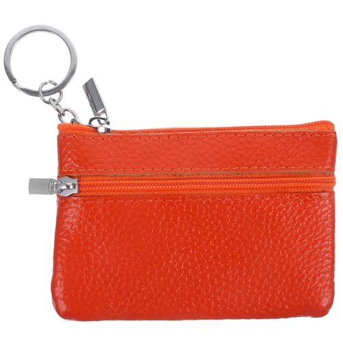 AOKWAWALIY Mini-geldbörse Mit Schlüsselanhänger Tasche Für Damen Mit Reißverschluss Geldbörse Schlüsselring Kompaktes Wechselgeldfach Für Kopfhörer Und Schmuck von AOKWAWALIY
