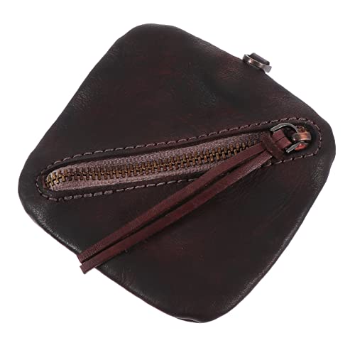 AOKWAWALIY Modische Geldbörse für Damen Damen-geldbörse mit Reißverschluss Tragbare Mini-geldbörse für Geld und Karten Stilvolles Portemonnaie Aus Leder Geburtstag Urlaub Weihnachten von AOKWAWALIY