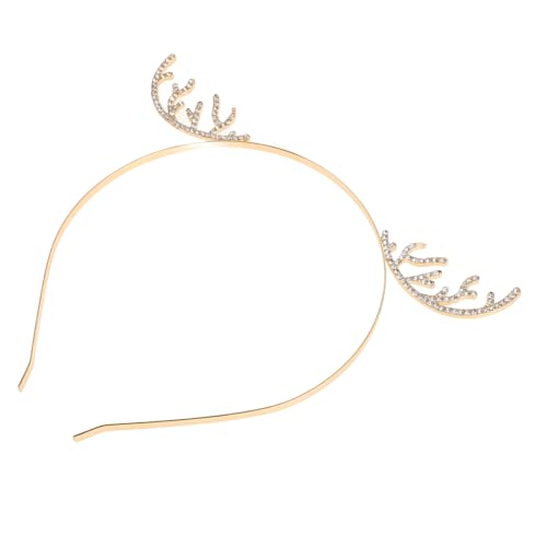 AOKWAWALIY Geweih Stirnband Weihnachts-Geweih Haarreif Weihnachts Haarreif weihnachtskopfschmuck weihnachts haarschmuck Strass-Schneeflocken-Stirnband festliches Haarband Zinklegierung Golden AOKWAWALIY Geweih Stirnband Weihnachts-Geweih Haarreif Weihnachts Haarreif weihnachtskopfschmuck weihnachts haarschmuck Strass-Schneeflocken-Stirnband festliches Haarband Zinklegierung Golden von AOKWAWALIY