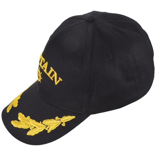 AOKWAWALIY Kapitänsmütze Pilotenmütze Yachthut Unisex Matrosenmütze Verstellbare Kapitänsmütze Pilotenuniform-Mütze Baumwoll-Baseballmütze Seemann-Snapback-Mesh-Kappe Für Draußen () von AOKWAWALIY