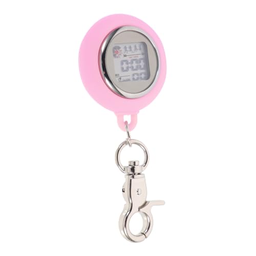 AOKWAWALIY Krankenschwester Uhr Digitaluhr Krankenschwesteruhr Uhr für männer Sport Stoppuhr schwesternuhr mit Clip Nurse Watch alte Taschenuhr männliche Taschenuhren Legierung Rosa von AOKWAWALIY