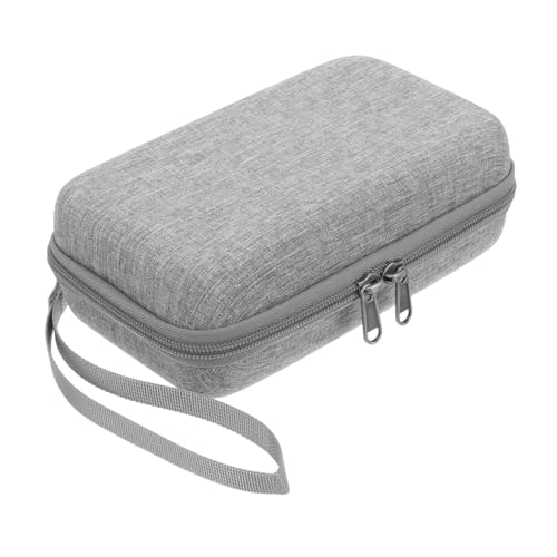 AOKWAWALIY Mini-Koffertasche mit Muscheln für Damen, harte Kofferbox, Tragetasche, Nylon, Mini-Koffertasche, Geldbörse, Kosmetiktasche, Kulturbeutel, Kosmetiktasche, Kosmetiktasche, harter von AOKWAWALIY