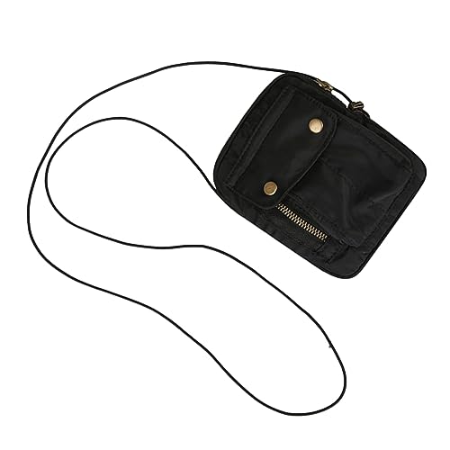 AOKWAWALIY Moderucksack Makeup Tasche Kosmetiktasche Kreuzschultertaschen für Damen Umhängetaschen für Damen Crossbody -Schultertaschen Multifunktions-Backpack Mini-Umhängetasche Black von AOKWAWALIY