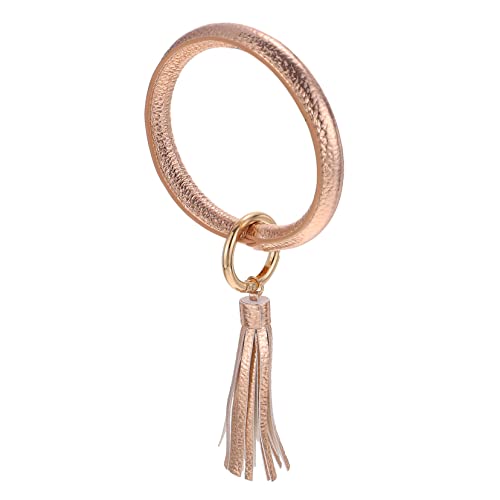 AOKWAWALIY Schlüsselanhänger Armband Für Frauen Armbänder Armreif Schlüsselhalter Schlüsselring Armreif Kunstleder Golden AOKWAWALIY Schlüsselanhänger Armband Für Frauen Armbänder Armreif Schlüsselhalter Schlüsselring Armreif Kunstleder Golden von AOKWAWALIY