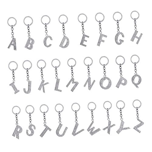 AOKWAWALIY Schlüsselanhänger Charme Kette Jubiläum Taschenanhänger Kfz-einbausatz Paare Armbänder Ringe Schlüsselhalter Fotohalterschlüssel Glitzer Autozubehör Silberne Accessoires Geburtstag von AOKWAWALIY