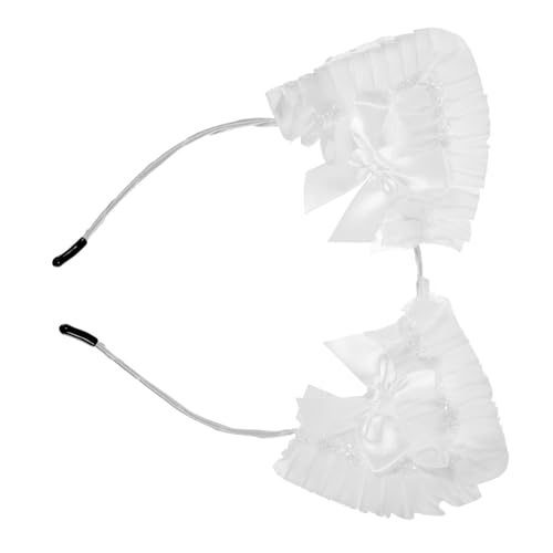 AOKWAWALIY Cat Ears Haarreif Süßer Katzenohren Haarband Für Cosplay Partys Und Kostüme Dekorative Tierohren Haarschmuck Für Damen Für Halloween Und Karneval von AOKWAWALIY
