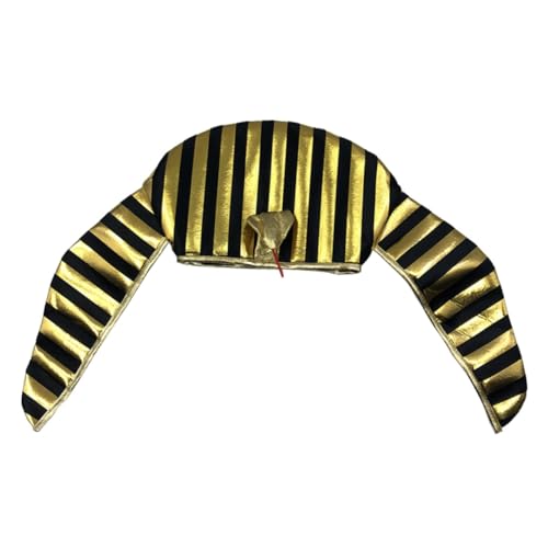 AOKWAWALIY Pharaonenhut Für Erwachsene Ägyptischer Maskerade-hut Für Halloween Cosplay Und Partys Festlicher Kopfschmuck Für Besondere Anlässe von AOKWAWALIY