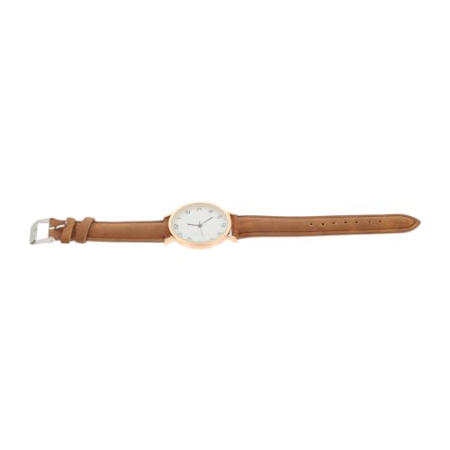 AOKWAWALIY mattierte Quarzuhr pro Watch Watches Alltagstaugliche Uhr Replica Watch braune Uhr stylische Armbanduhr Sportuhren für Damen Digitale Uhren Handschmuck Modeuhr Knopfbatterie Brown von AOKWAWALIY