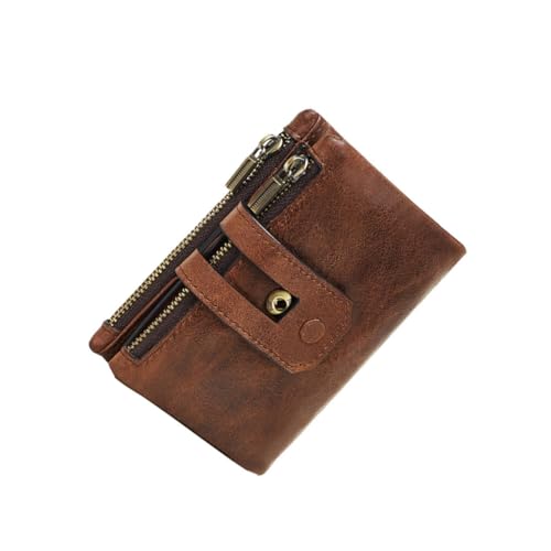 AOKWAWALIY multifunktionale herrenhandtasche kreditkartenhalter Credit Card Holder für den Vatertag herrenbrieftasche id Holder Herren-Clutch-Geldbörse Herrenmode Geldbörse Coffee von AOKWAWALIY