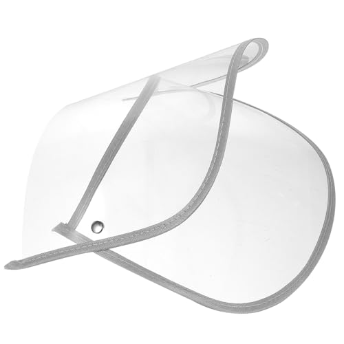 Regenmantel-hutkrempe Regenponcho Gesichtsschutz Doppelkrempe für Regenmantel-zubehör von AOKWAWALIY