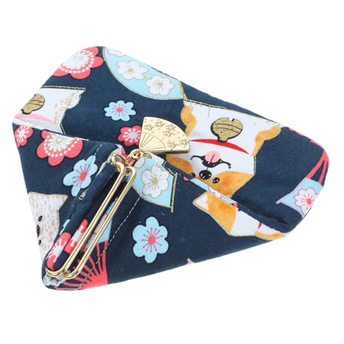 Geldbörse Geldbeutel Für Münzen Geldbeutel Aus Segeltuch Katzengeldbörse Japanische Brieftaschen Katzen-geldbörse Cartoon-münze Portemonnaie Im Japanischen Stil Blue AOKWAWALIY von AOKWAWALIY