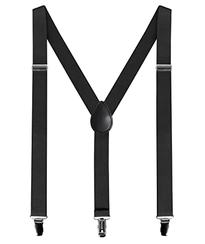 AONAT Hosenträger für Herren Heavy Duty Men Braces breit extra starken Clips Y Form Durable Elastic Verstellbare Herren Hosenträger - Lang Eine Größe Passt Alle Männer und Damen von AONAT