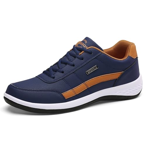 AONEGOLD Orthopädische Herren Ergonomische Schmerzlinderungs Orthoback Schuhe Outdoor Freizeitschuhe Komfortschuhe Turnschuhe(Blau,Größe 39) von AONEGOLD